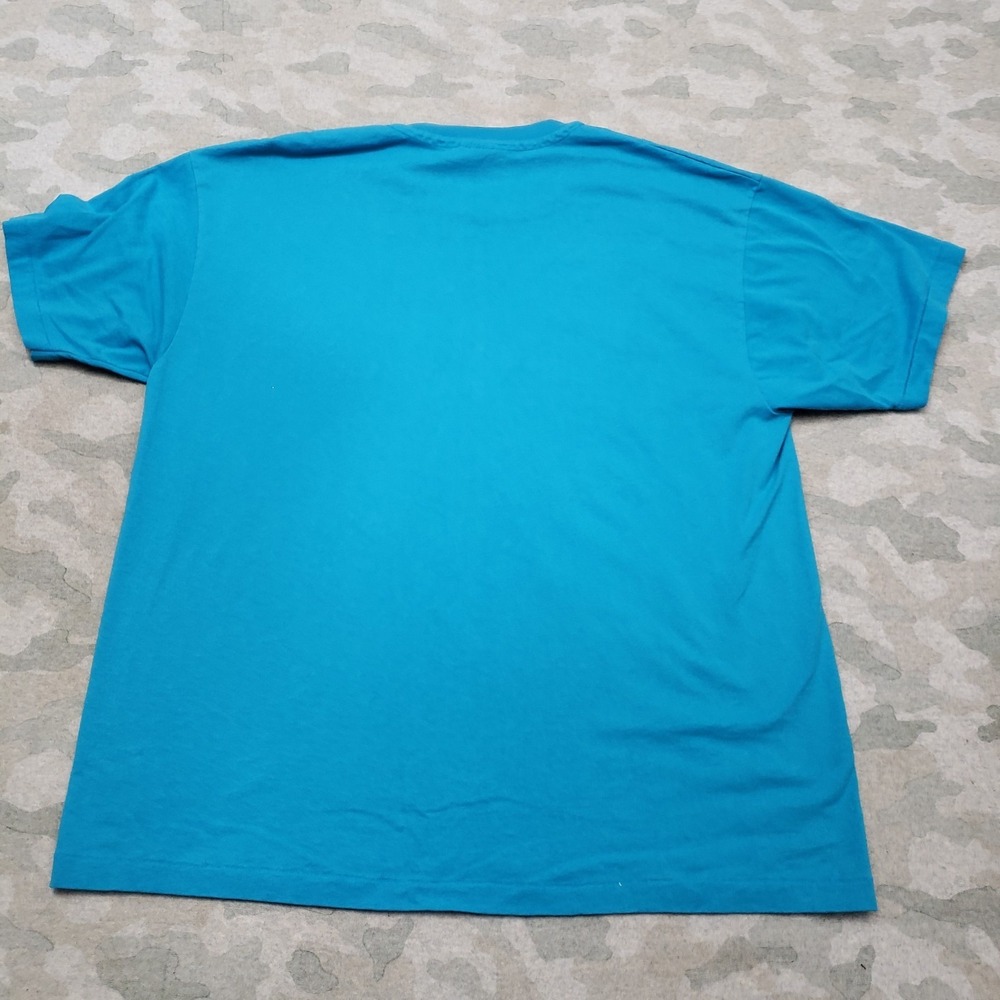 VTG Cactus Petes Hanes Shirt Mens XL Blue Single Stitch Heavyweight Casino - Picture 6 of 10